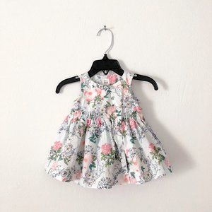 Baby Gap | Light Blue & Pink Floral Dress